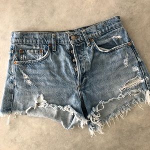 AGOLDE Parker Vintage Cut Off Shorts!
